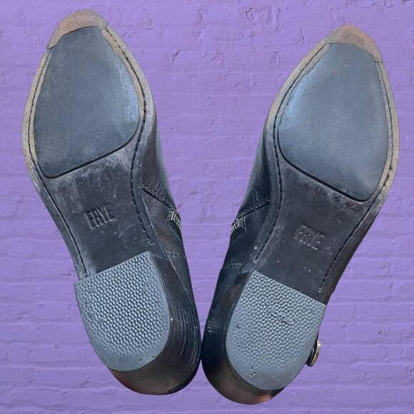 Frye western studded mid heel booties Size 7 - Picture 5 of 8